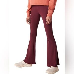 OUTDOOR VOICES Ribbed Flare Leggings